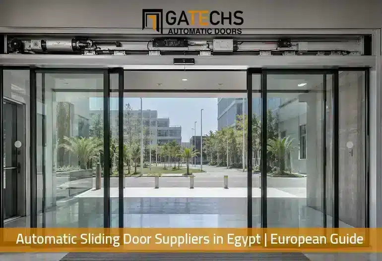 Sliding door suppliers in Egypt providing automatic sliding glass door systems for commercial entrances