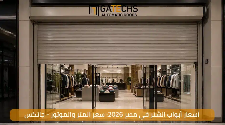 أسعار أبواب الشتر الأوتوماتيكية وتكلفة الشتر في مصر 2026 من خلال جاتكس