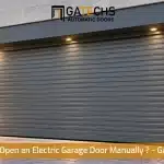 Learn How to Open an Electric Garage Door Manually GATECHS